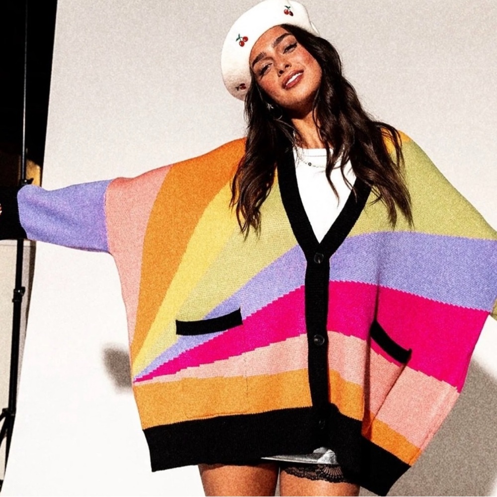 Dresses In LaLa Love Drunk oversized cardigan size L/XL NWOT